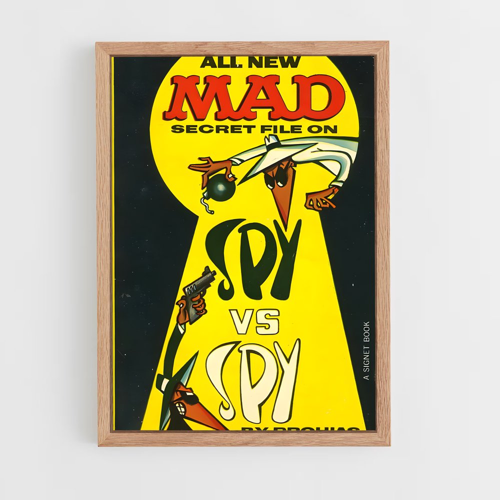 ap-mad magazine-1 cadre Bois clair