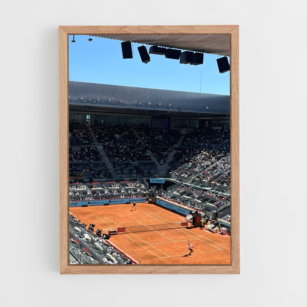 ap-madrid open tennis-2 cadre Bois clair