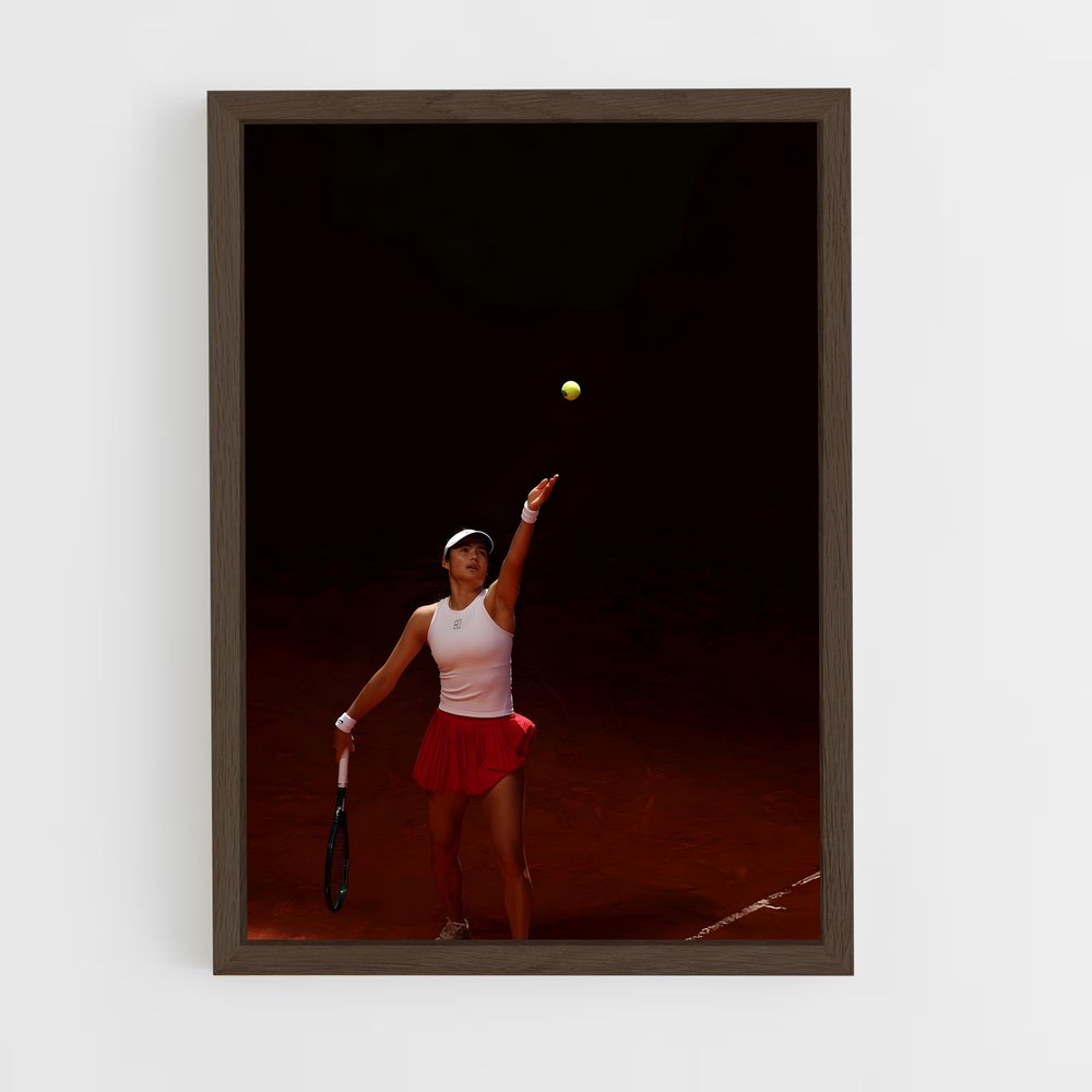 ap-madrid open tennis-3 cadre Bois foncé