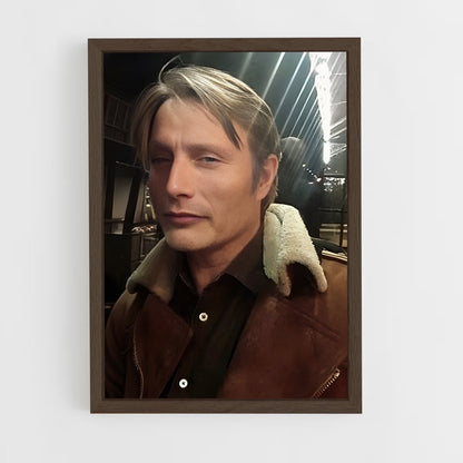 ap-mads mikkelsen-1 cadre Bois foncé