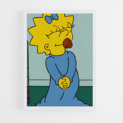 ap-maggie simpson-1 cadre Blanc