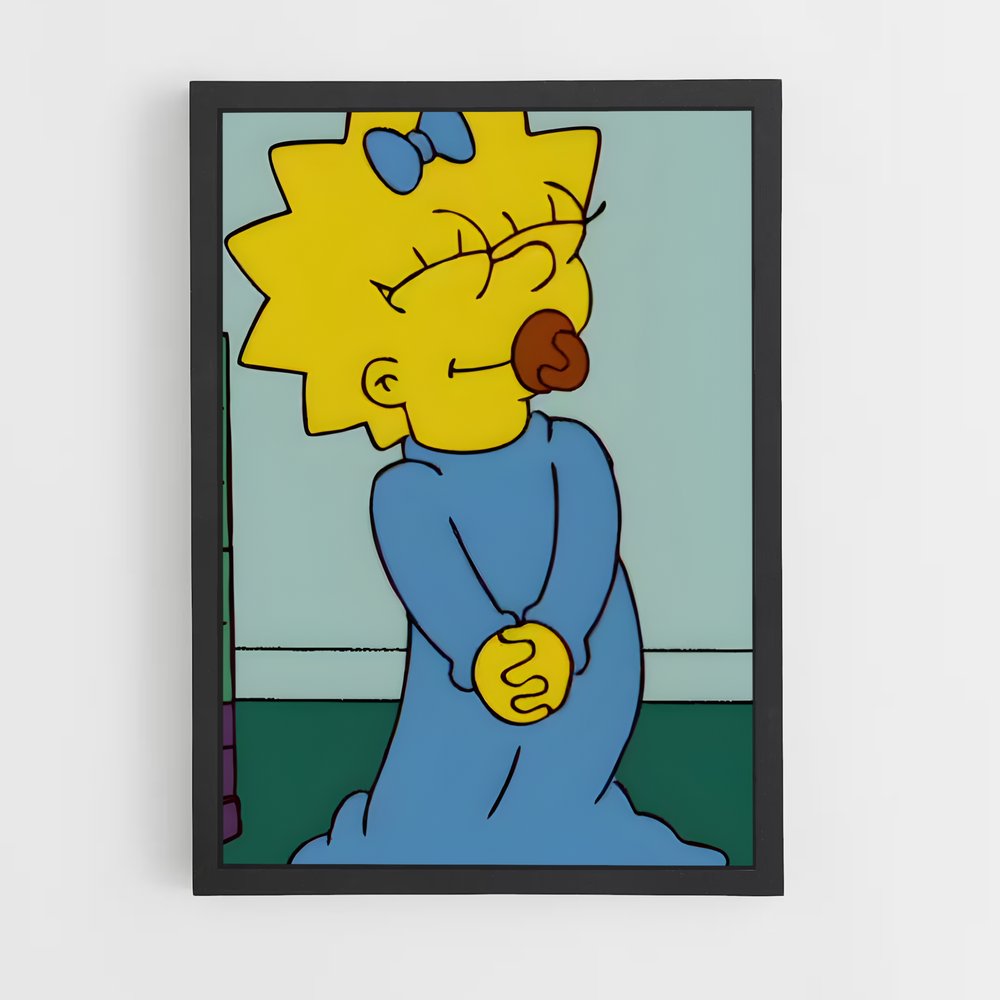 ap-maggie simpson-1 cadre Noir