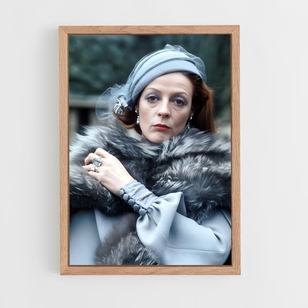 ap-maggie smith-1 cadre Bois clair
