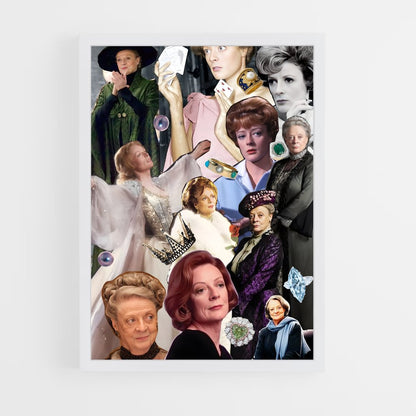 ap-maggie smith-5 cadre Blanc