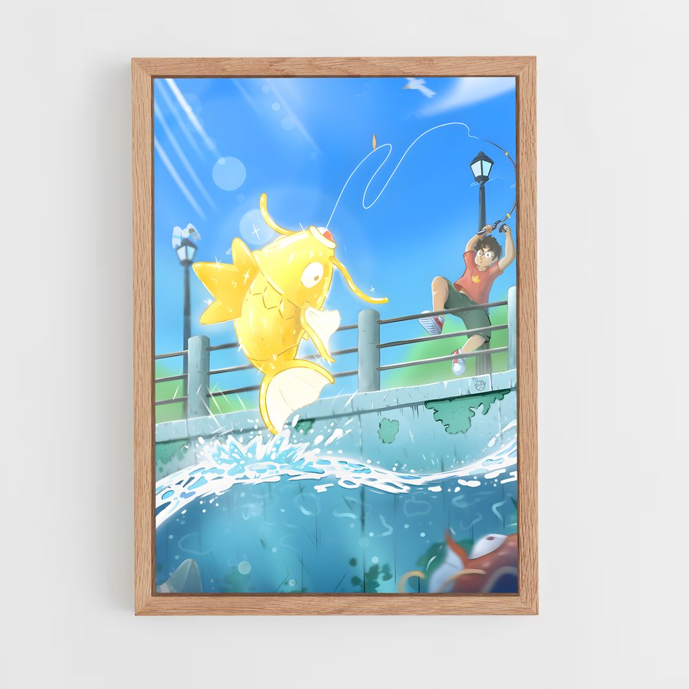 ap-magikarp-4 cadre Bois clair