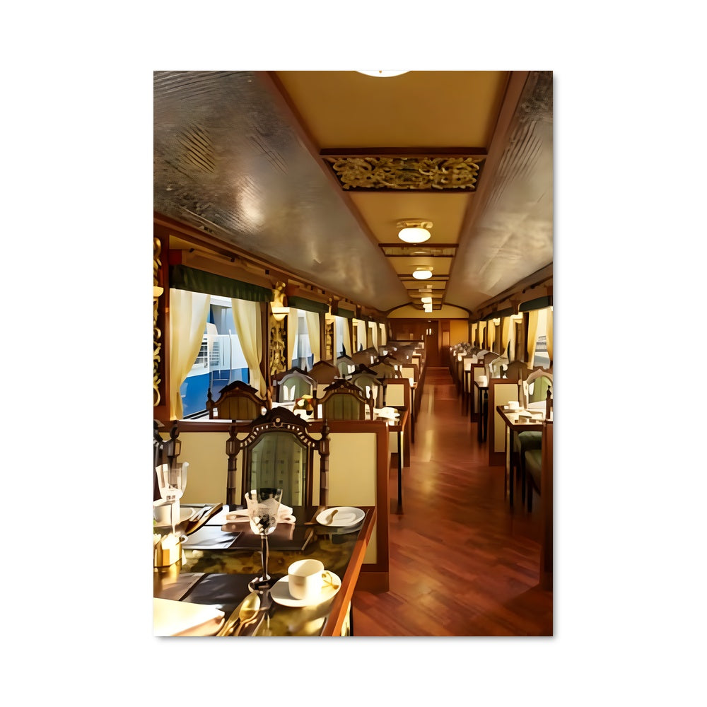 Poster Voyage Gourmand