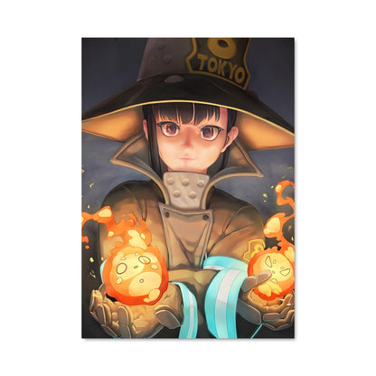 Poster Sorcière et Félins