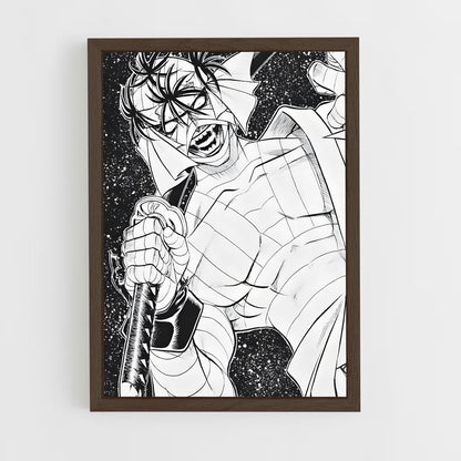 ap-makoto shishio-4 cadre Bois foncé