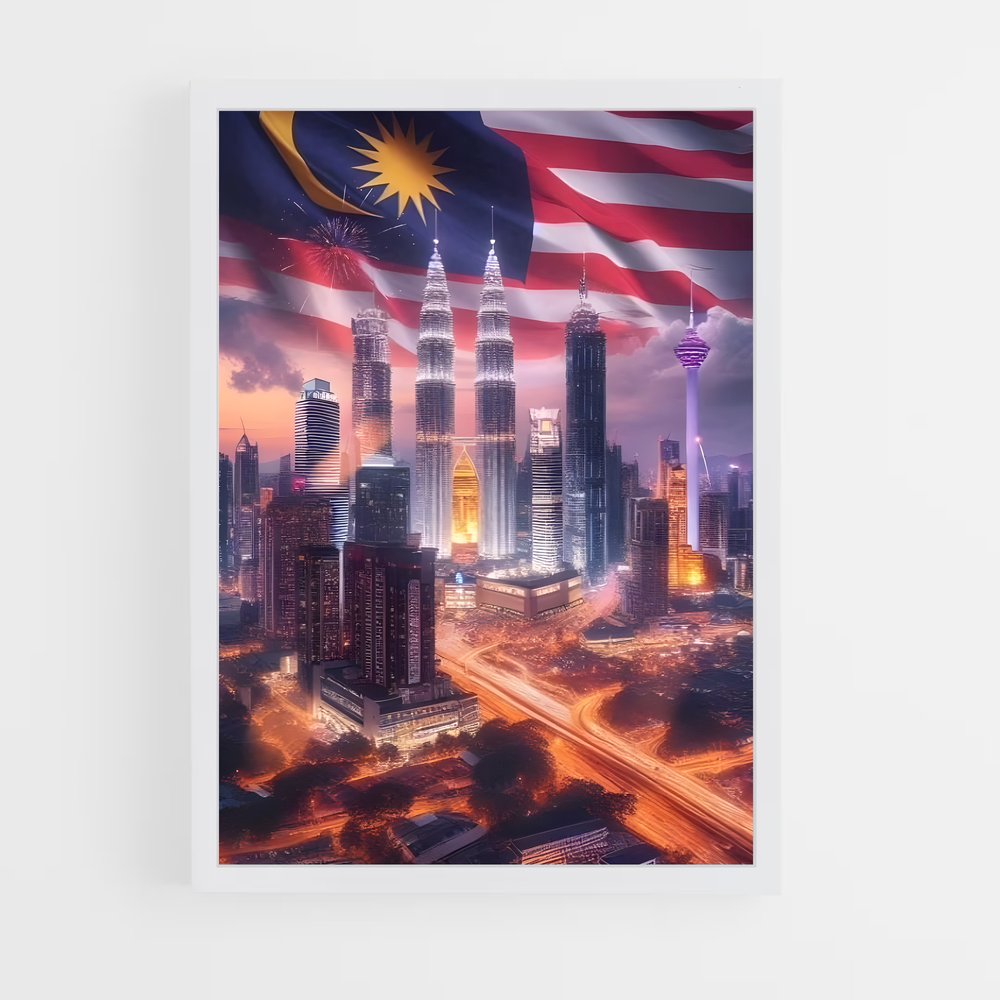 ap-malaysia flag-1 cadre Blanc