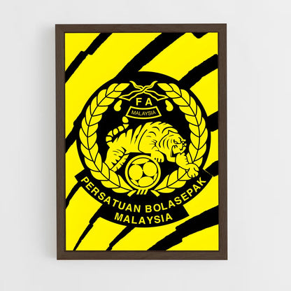 ap-malaysia national football team-1 cadre Bois foncé