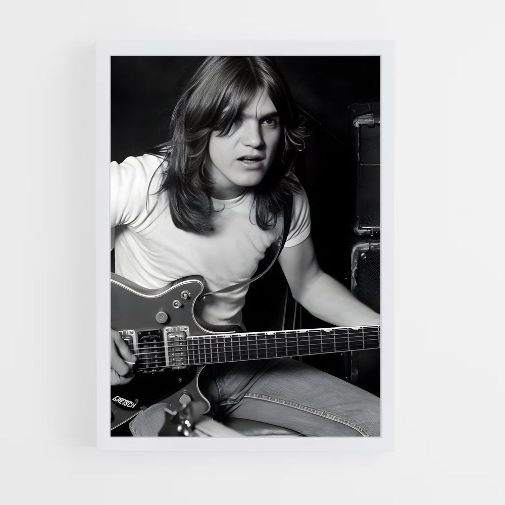 ap-malcolm young-1 cadre Blanc