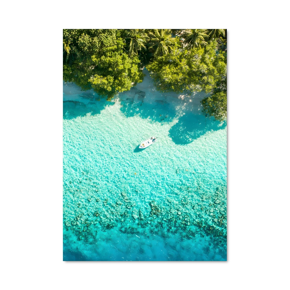 Poster Maldives beach 94451
