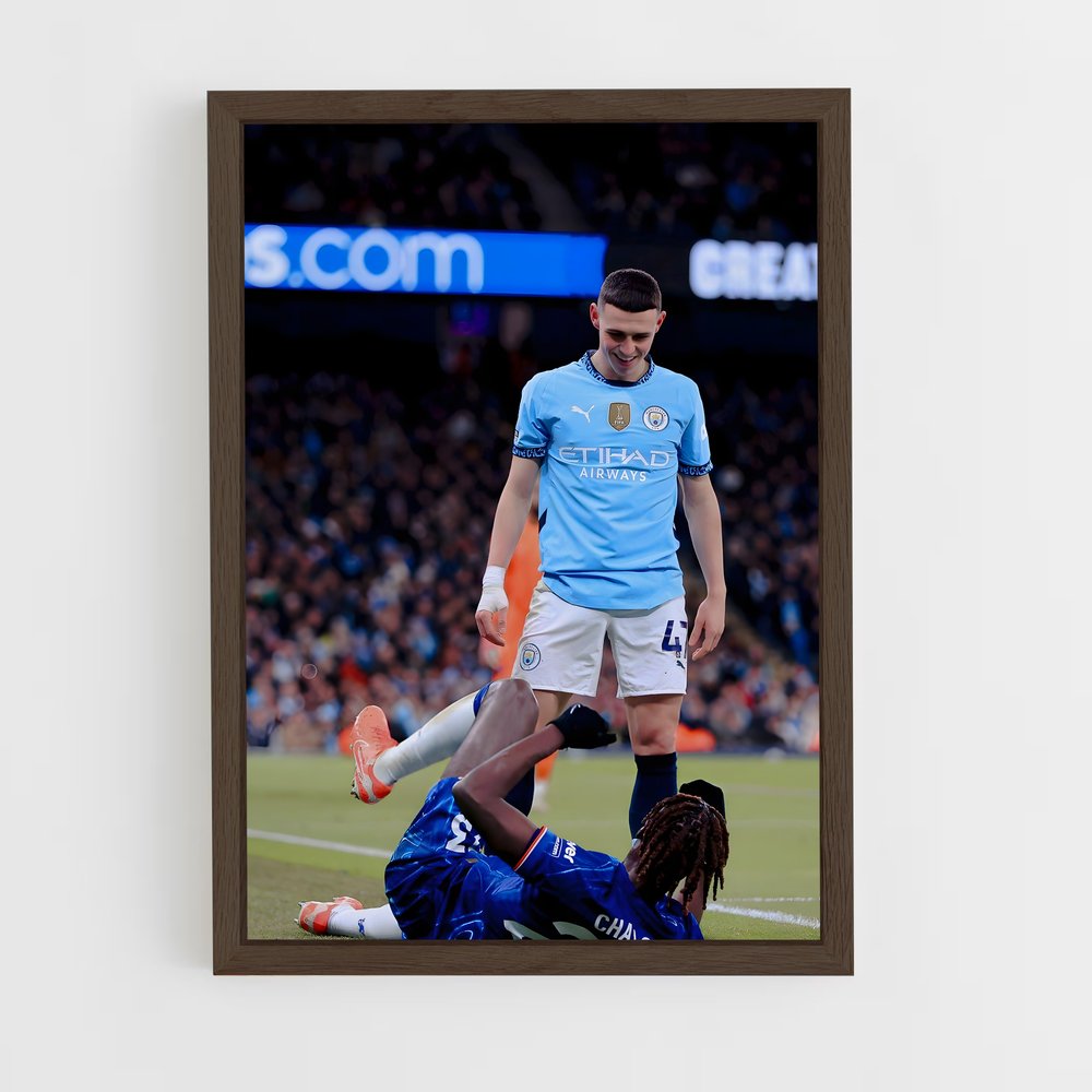 ap-manchester city fc-13 cadre Bois foncé