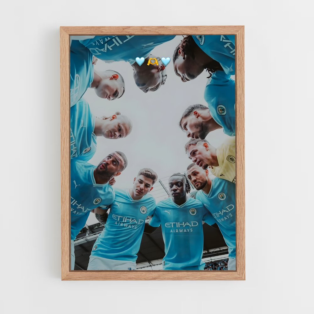 ap-manchester city fc-7 cadre Bois clair