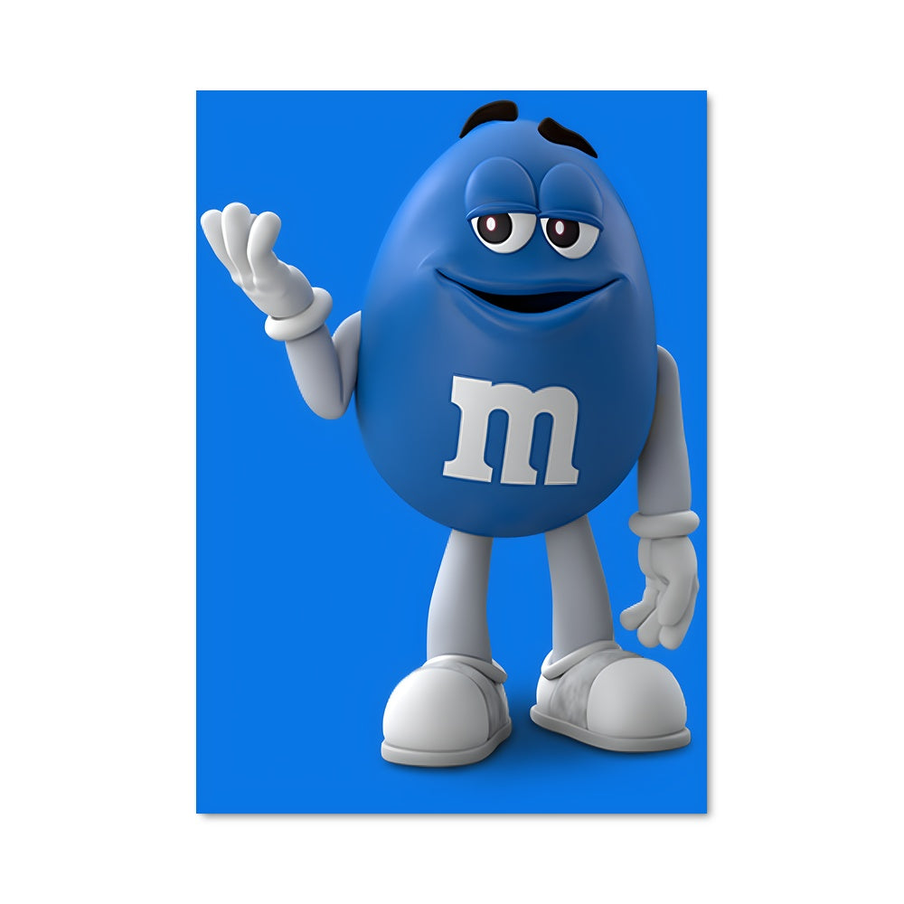 Poster M&M's Blueberry