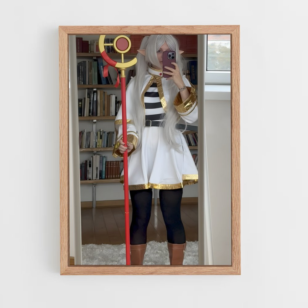 ap-manga cosplay-6 cadre Bois clair