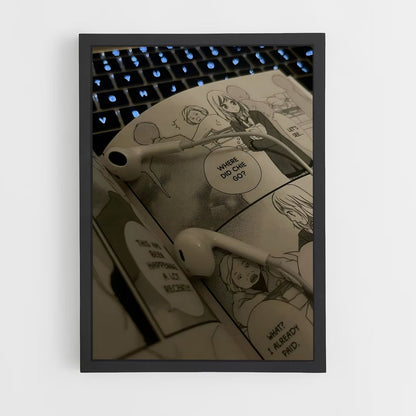 ap-manga reader-4 cadre Noir