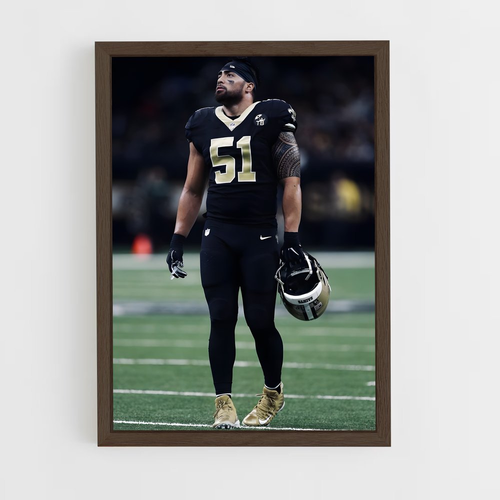 ap-manti te'o-1 cadre Bois foncé
