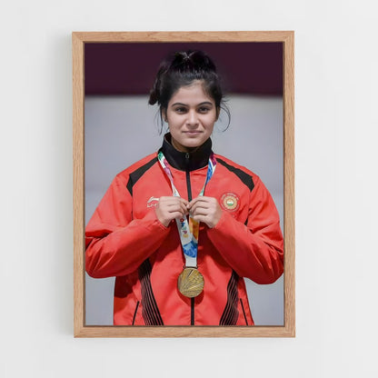 ap-manu bhaker-2 cadre Bois clair
