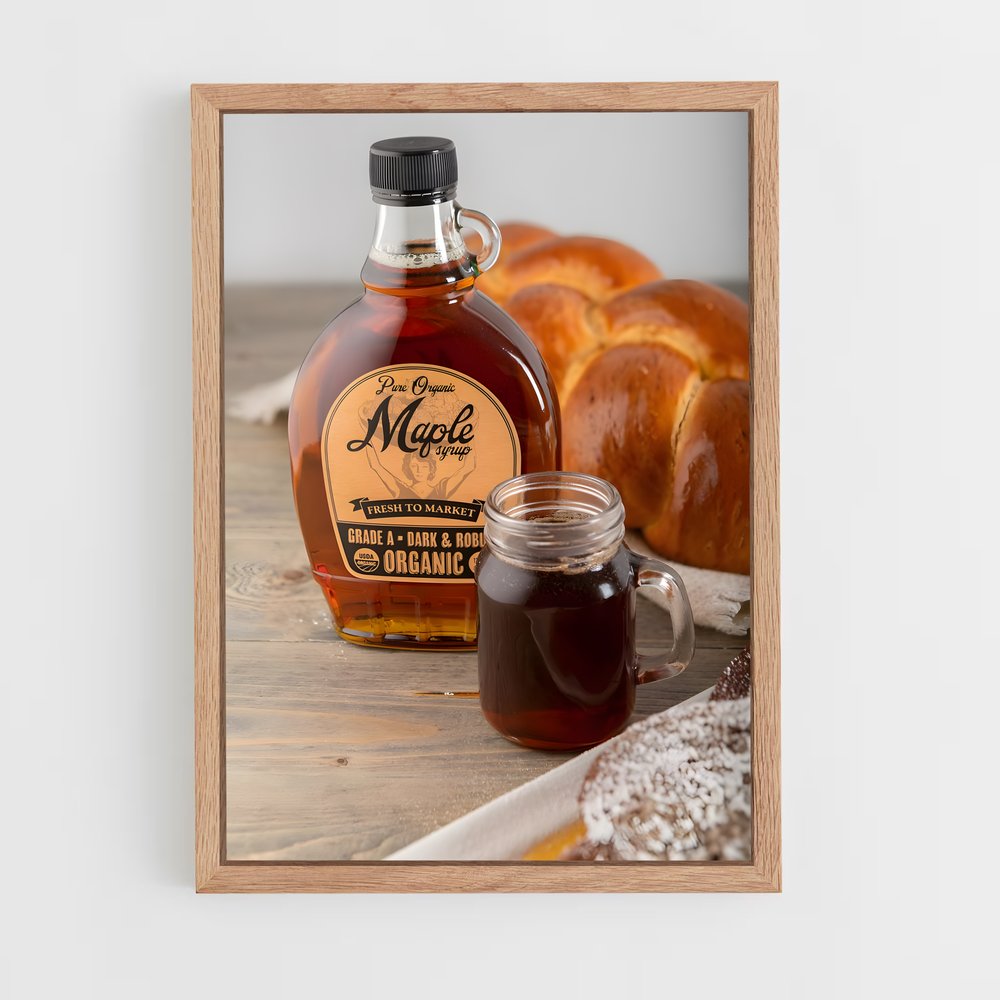 ap-maple syrup-2 cadre Bois clair