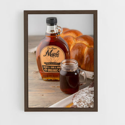 ap-maple syrup-2 cadre Bois foncé
