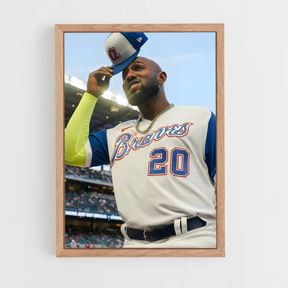 ap-marcell ozuna-4 cadre Bois clair