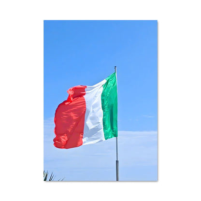 Poster Drapeau Majestueux