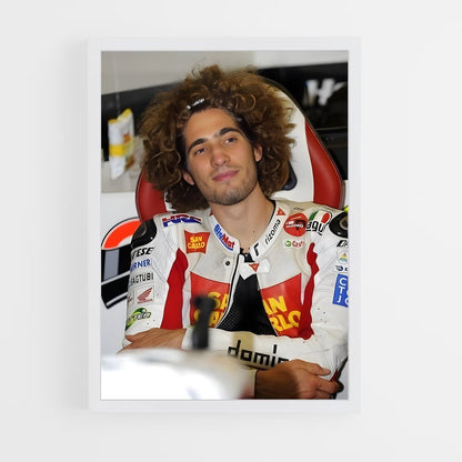 ap-marco simoncelli-1 cadre Blanc