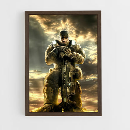 ap-marcus fenix-1 cadre Bois foncé