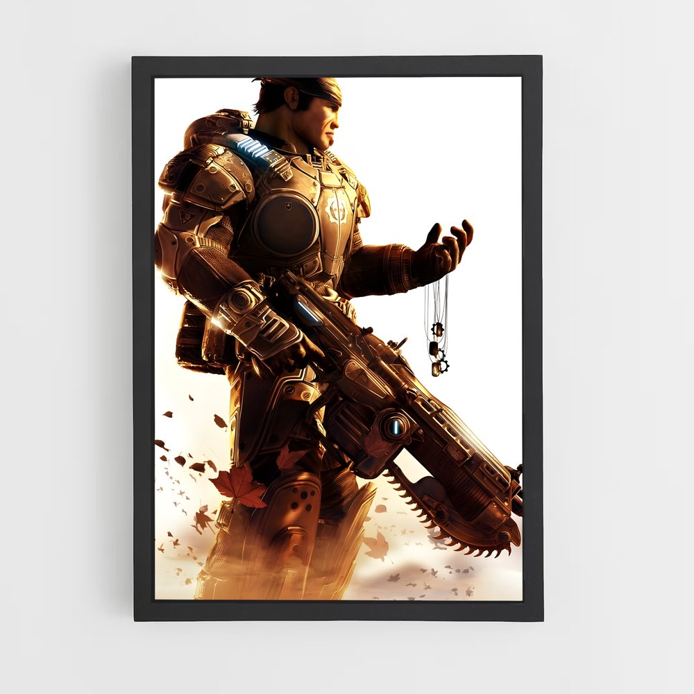 ap-marcus fenix-3 cadre Noir