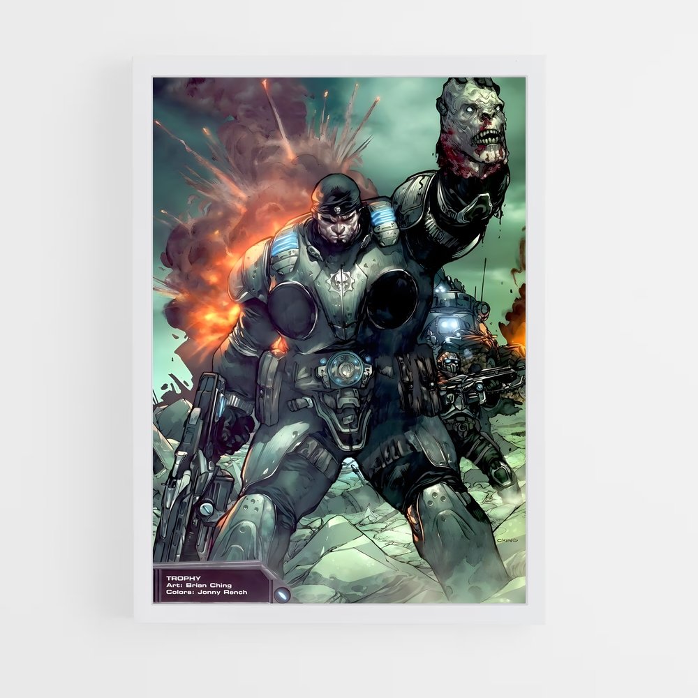 ap-marcus fenix-8 cadre Blanc
