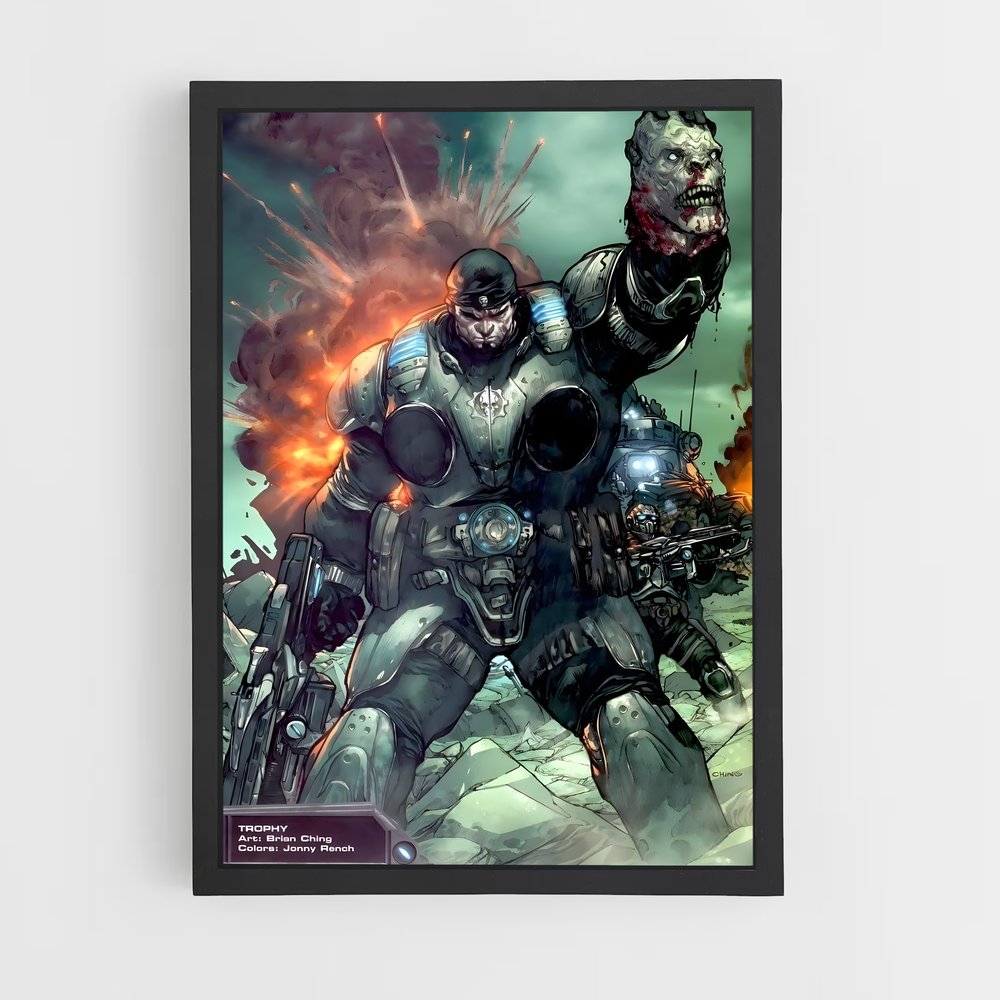ap-marcus fenix-8 cadre Noir