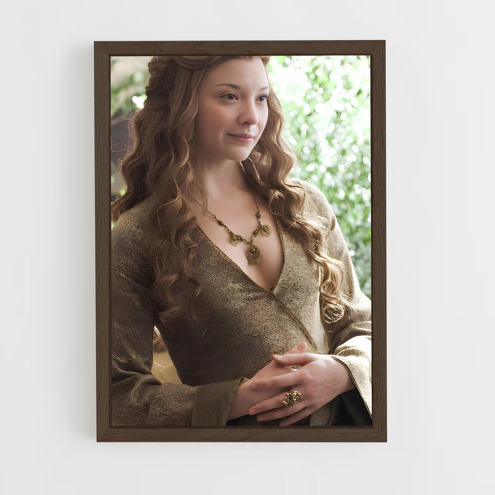 ap-margaery tyrell-1 cadre Bois foncé