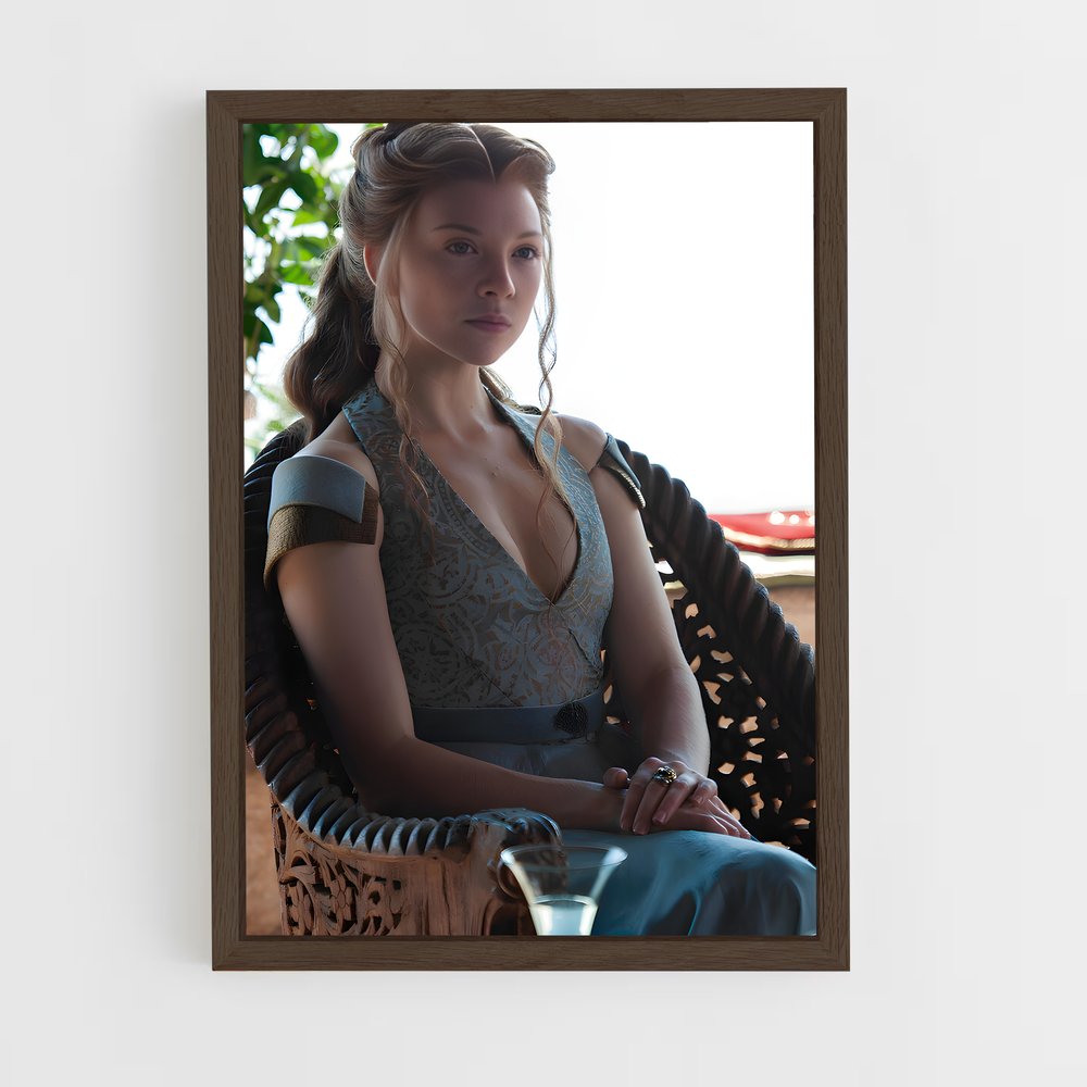 ap-margaery tyrell-11 cadre Bois foncé