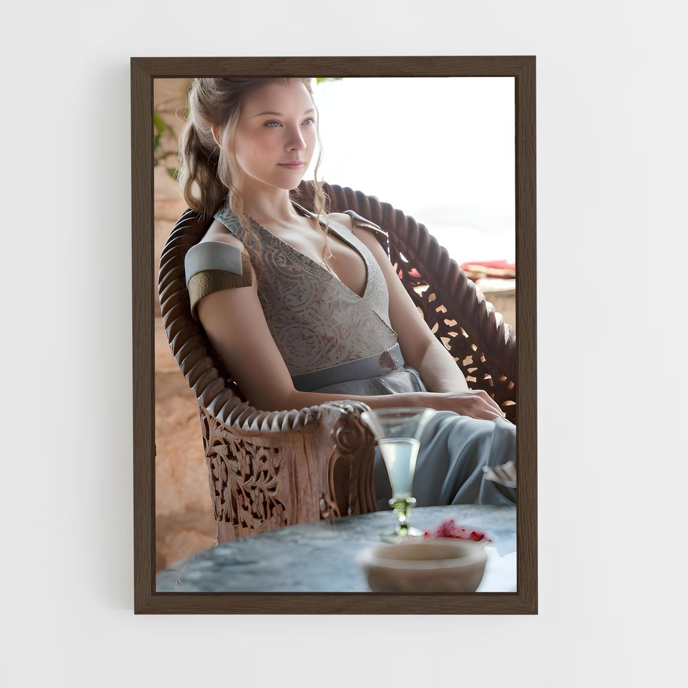 ap-margaery tyrell-13 cadre Bois foncé