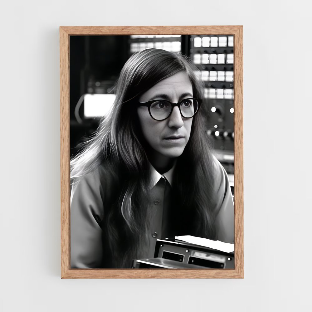 ap-margaret hamilton-1 cadre Bois clair