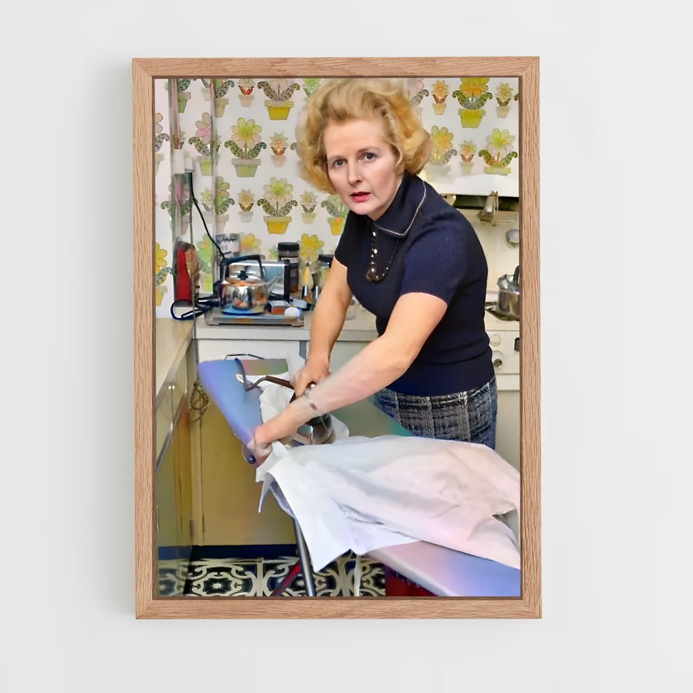 ap-margaret thatcher-2 cadre Bois clair