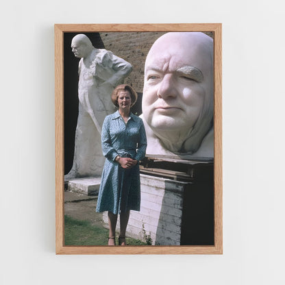 ap-margaret thatcher-3 cadre Bois clair