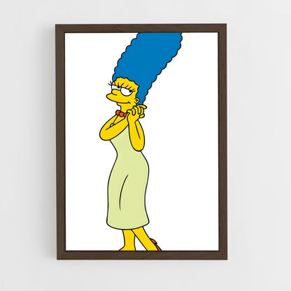 ap-marge simpson-2 cadre Bois foncé