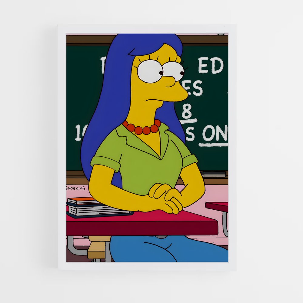 ap-marge simpson-3 cadre Blanc