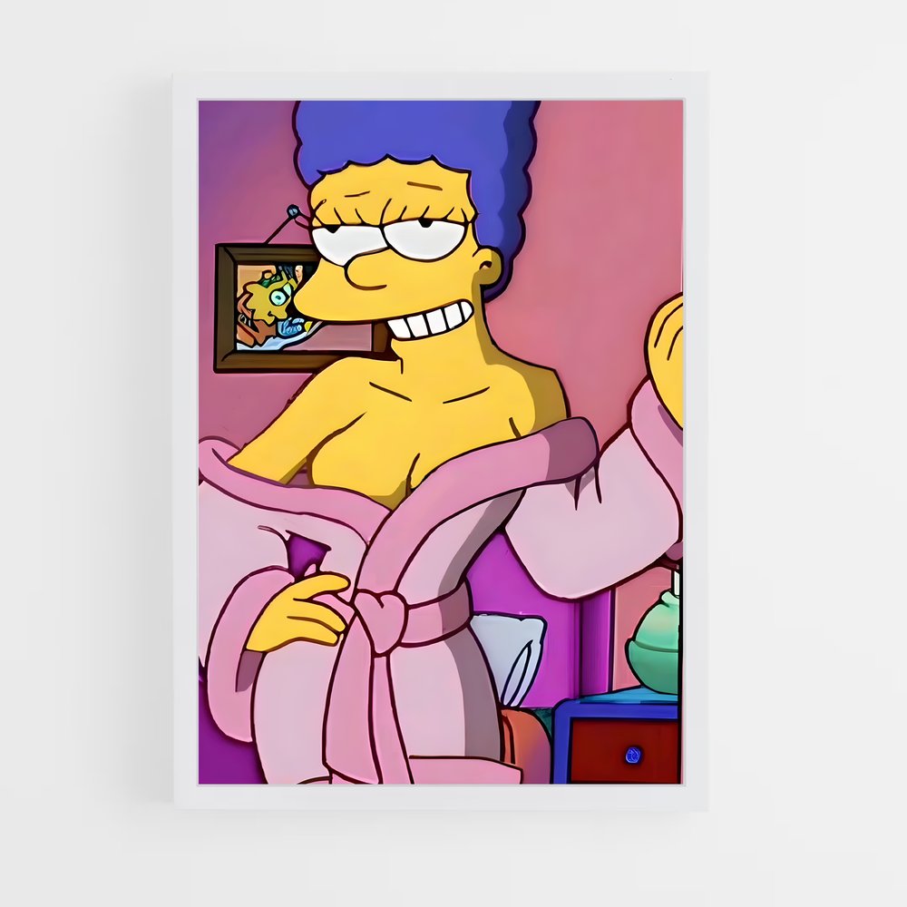 ap-marge simpson-4 cadre Blanc