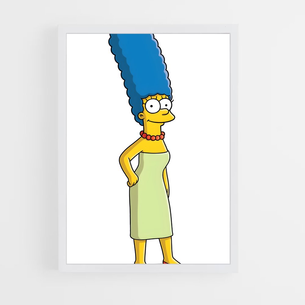 ap-marge simpson-5 cadre Blanc