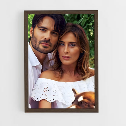 ap-maria elena boschi-10 cadre Bois foncé