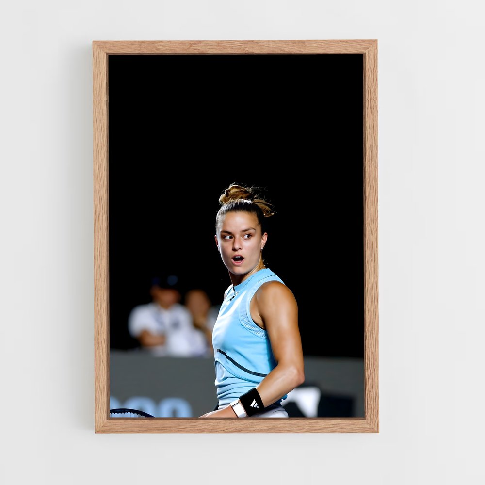 ap-maria sakkari-4 cadre Bois clair