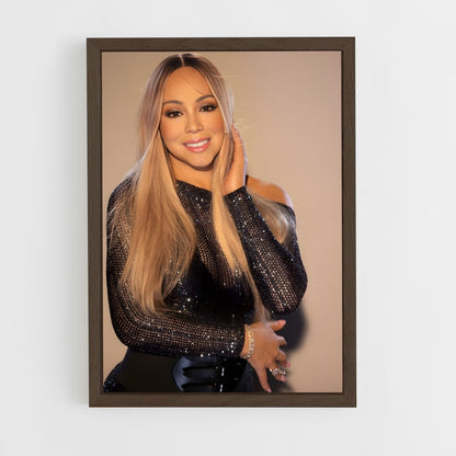 ap-mariah carey-2 cadre Bois foncé