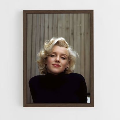 ap-marilyn monroe-1 cadre Bois foncé