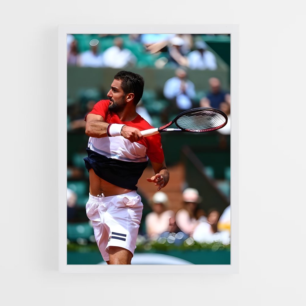 ap-marin cilic-3 cadre Blanc