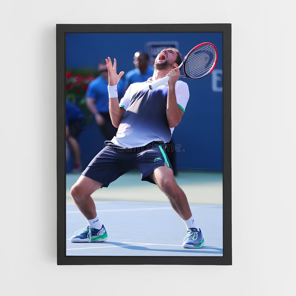 ap-marin cilic-4 cadre Noir