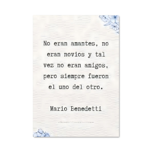 Poster Fleurs de Benedetti