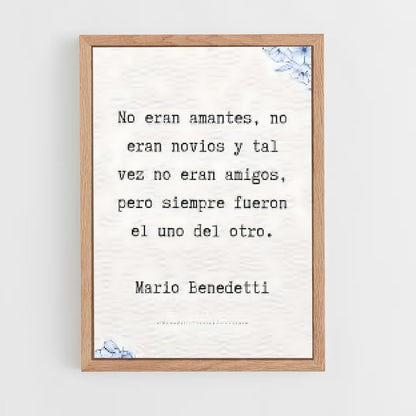ap-mario benedetti-2 cadre Bois clair